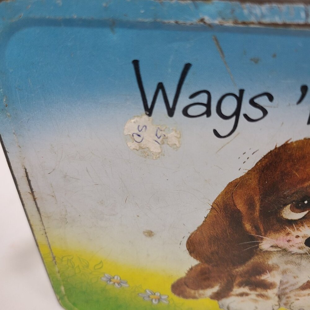 Vintage 1978 Wags 'N Whiskers Metal Lunch Box with ‎ NO Thermos - Picture 7 of 13